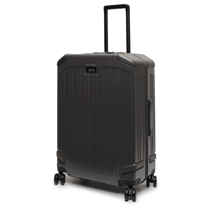 Чемодан PIQUADRO POP BV4427POP/GR 46x69x27см 67л. поликарбонат/алюминий серый глянц.